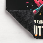 Badminton Player Shuttle Racket Badmintoner  Mousepad (Ecke)