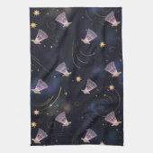 Badminton Player Shuttlecock Space Shuttle Summer Geschirrtuch (Vertikal)