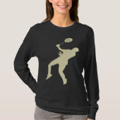 Badminton Player Shuttlecock Time Smash Rackets T-Shirt (Vorderseite)