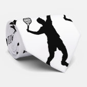 Badminton Player Sportart Krawatte (Gerollt)