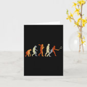 Badminton Player Sportgeschenk Evolution Badminton Karte (Gelbe Blume)