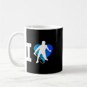 Badminton Player Squash Mens Shuttle Badminton  Kaffeetasse (Links)