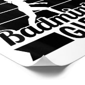 Badminton Player Team - Shuttle Just A Badminton G Poster (Ecke)