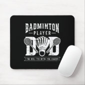 Badminton Player Vater Der Shuttle Player Badminto Mousepad (Mit Mouse)