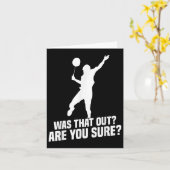 Badminton Player You Sure Shuttle Player Badminton Karte (Gelbe Blume)