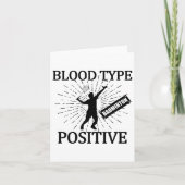 Badminton Positive Shuttle Court Game Sport Badmin Karte (Vorderseite)