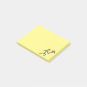 Badminton Post-it Klebezettel (angewinkelt)