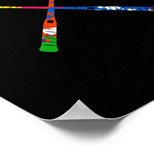 Badminton Poster (Ecke)