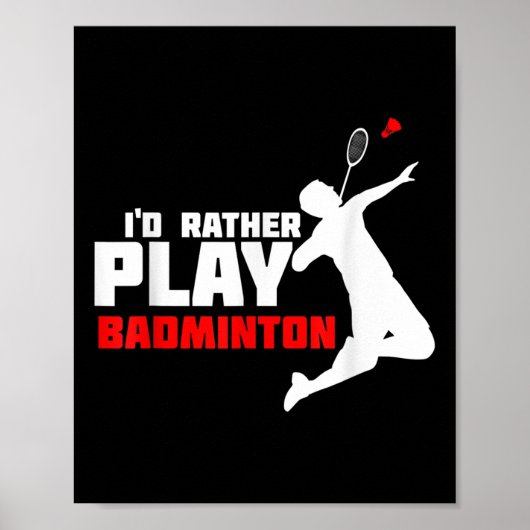Badminton Poster (Vorne)