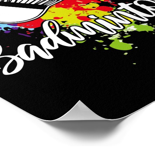 Badminton Poster (Ecke)