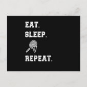 Badminton Postkarte (Vorderseite)