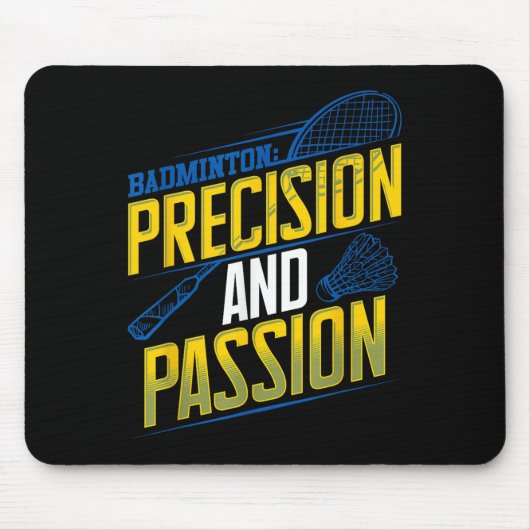 Badminton-Präzision Und Pion-Design Mousepad (Vorne)