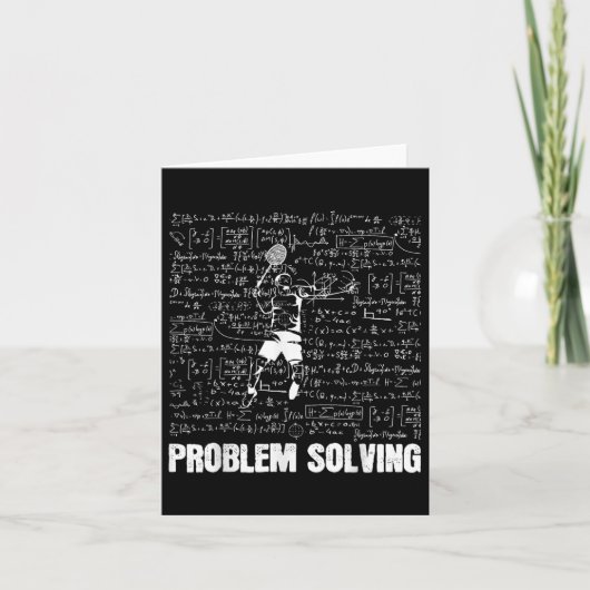 Badminton Problem Lösung für den Sport Karte (Vorderseite)