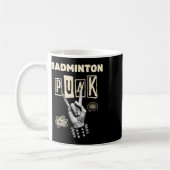 Badminton Punk Rock'n'Roll Racket Shuttle Sport Kaffeetasse (Links)