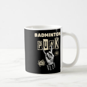 Badminton Punk Rock'n'Roll Racket Shuttle Sport Kaffeetasse