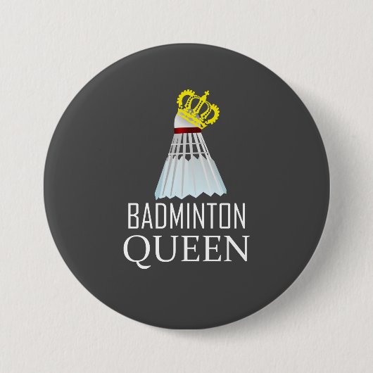 Badminton Queen Button (Vorderseite)