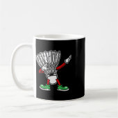 Badminton Racket Dabbing Shuttle Player Badminton Kaffeetasse (Links)