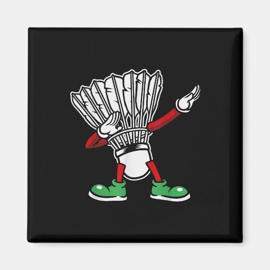 Badminton Racket Dabbing Shuttle Player Badminton Magnet (Vorne)