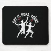 Badminton Racket Got It Shuttle Player Badminton P Mousepad (Vorne)