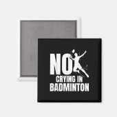 Badminton Racket No Cutting Shuttle Player Badmint Magnet (Vorderseite/Rückseite)