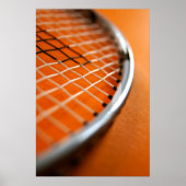 Badminton Racket Poster (Vorne)