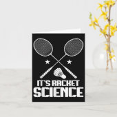 Badminton Racket Science Shuttle Player Badminton Karte (Gelbe Blume)
