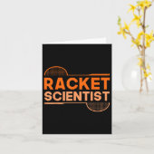 Badminton Racket Scientist Shuttle Karte (Gelbe Blume)