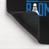 Badminton Racket Shuttle Sports Design Mousepad (Ecke)