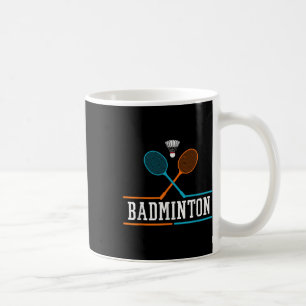 Badminton Racket Shuttle Team Coach Badminton Play Kaffeetasse
