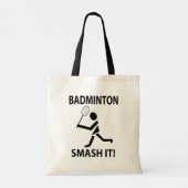 Badminton Racket Smash It Sports Player Badminton Tragetasche (Rückseite)