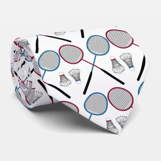 Badminton Rackets Birdies Shuttlecocks Krawatte (Gerollt)