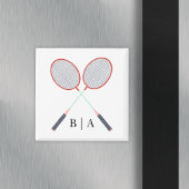 Badminton Rackets Custom Mit Monogramm Magnet