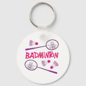 Badminton Rackets Schlüsselanhänger (Vorderseite)