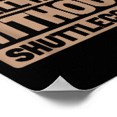 Badminton Racquet - Spieler Court Racket Team Shut Poster (Ecke)