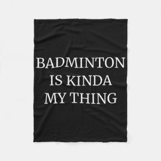 Badminton-Rangliste, das ist irgendwie mein Ding Fleecedecke
