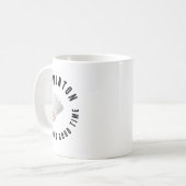 Badminton raucht gut kaffeetasse (Vorderseite Links)