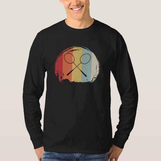 Badminton Retro T-Shirt (Vorderseite)