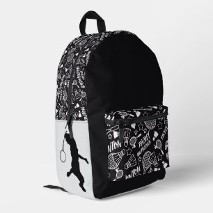 BADMINTON-Rucksack Bedruckter Rucksack