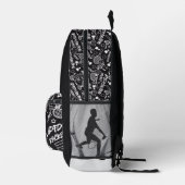 BADMINTON-Rucksack Bedruckter Rucksack (Rechts)