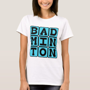 Badminton, Rückschlagspiel T-Shirt