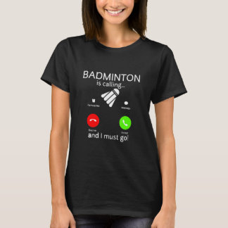 Badminton ruft _1 an T-Shirt