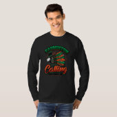 Badminton ruft Badminton 3 T-Shirt (Vorne ganz)