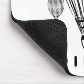 Badminton ruft Badminton Zitat Funny Badmint an Mousepad (Ecke)