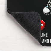 Badminton ruft Shuttle Lover Player Coach Gr Mousepad (Ecke)