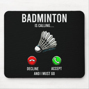 Badminton ruft Shuttle Lover Player Coach Gr Mousepad