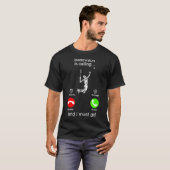 Badminton ruft T-Shirt (Vorne ganz)