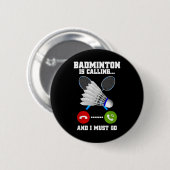 Badminton ruft und ich muss Racket Badminto gehen Button (Vorne & Hinten)