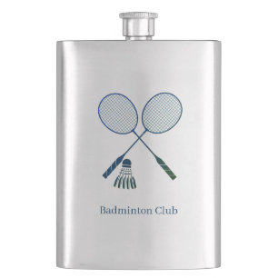 Badminton-Schläger Federball Birdie Custom Flachmann