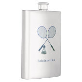 Badminton-Schläger Federball Birdie Custom Flachmann (Rechts)