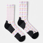 Badminton-Schläger mit Shuttleservice-Birdie Socken (Rechts)